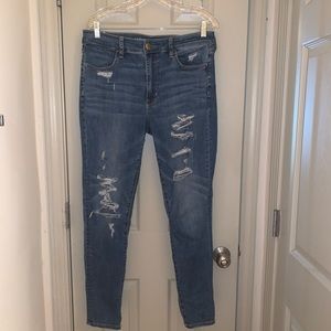 American Eagle Ripped Denim Jeans